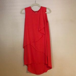 Stunning coral cocktail dress